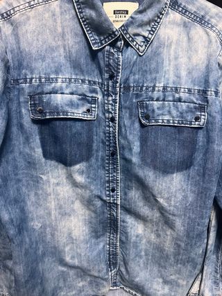 Camisa vaquera Bershka XL