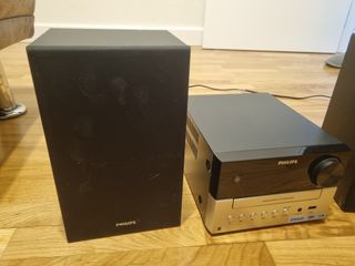 Equipo de música Philips Negro/Plata
