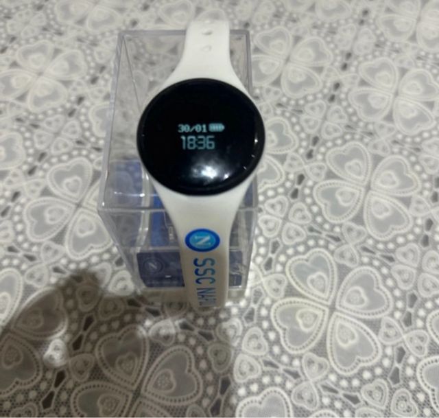 Smartwatch SSC Napoli Blanco y Negro
