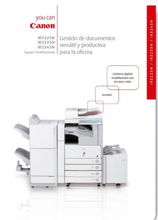 Fotocopiadora Canon iR3225N Profesional