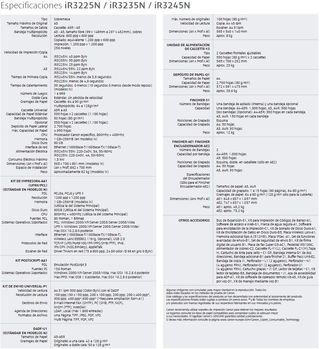 Fotocopiadora Canon iR3225N Profesional