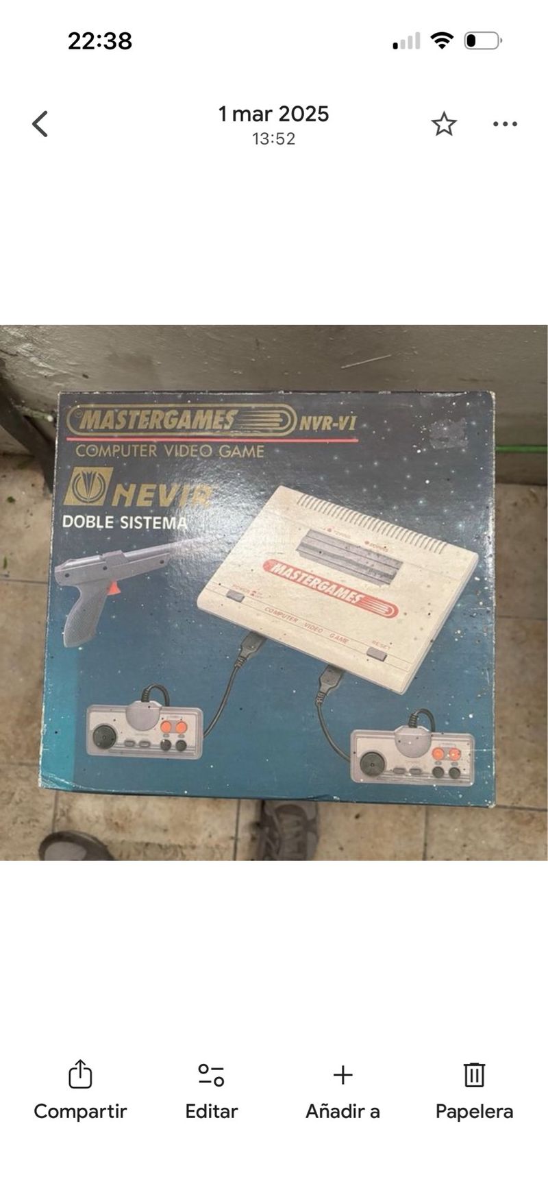 Consola Mastergames NVR-VI Doble Sistema