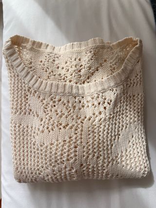 Jersey Crochet Algodón, XS