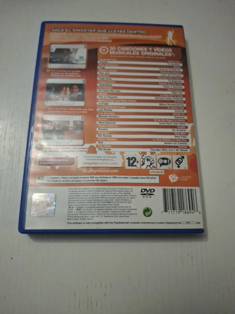 Singstar Pop 2009 PS2 afbeelding 2