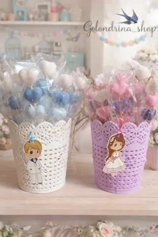 Maceta con 20 jabones artesanales