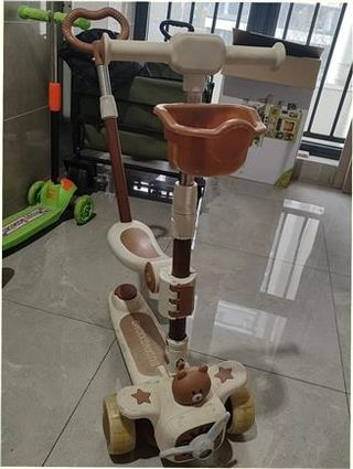 Patinete infantil 3 en 1 con asiento