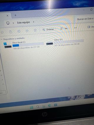 Portátil HP 14 i5 8GB/256GB SSD FULL HD Win 11