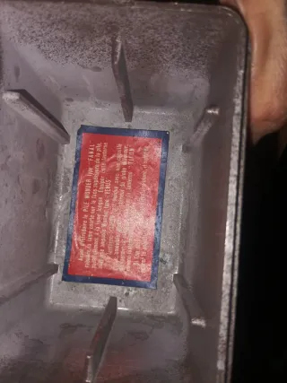 Lámpara Industrial Antigua Marrón