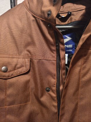 Chaqueta Moto Miline Talla XL Marrón