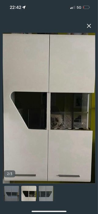 Mueble de salón moderno blanco