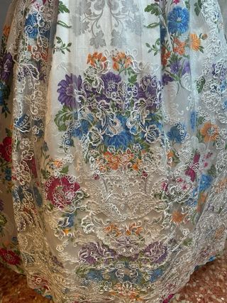 Traje de Fallera Multicolor