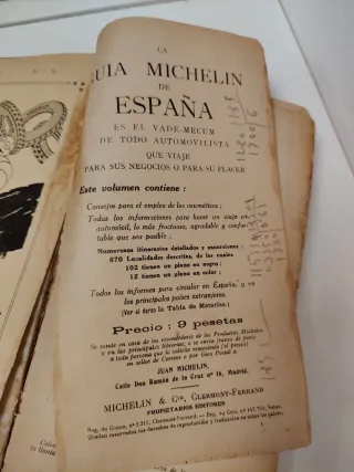 Guía Michelin Edición 1927 (leer descripción)