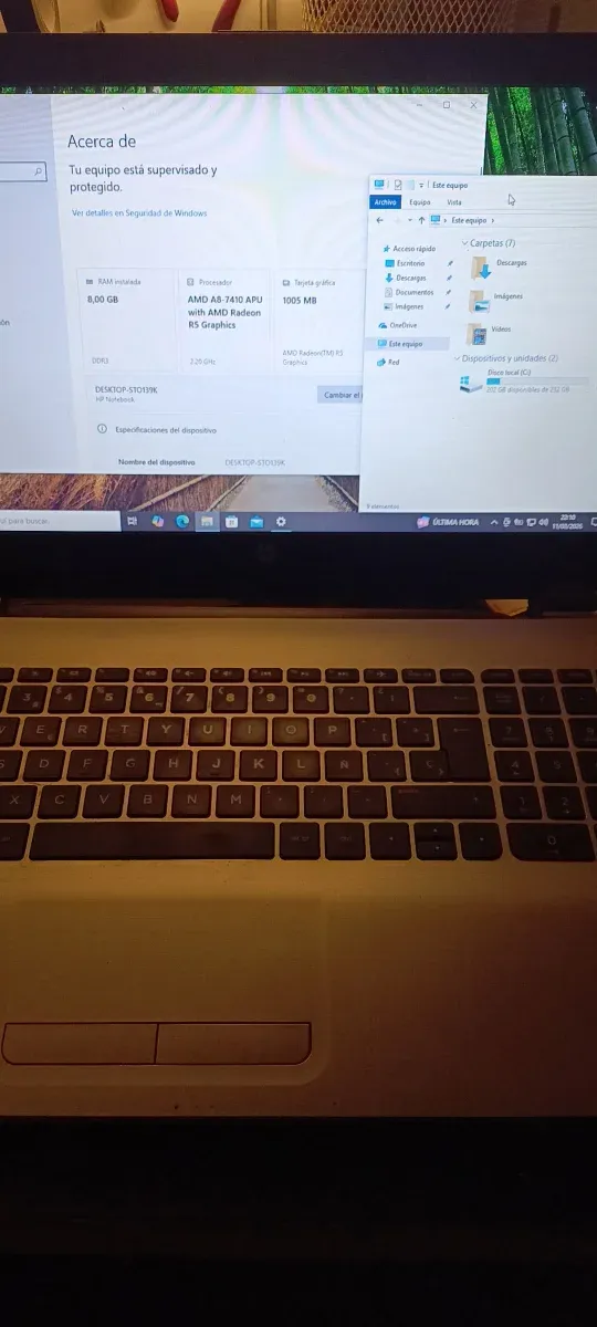 Portátil HP Notebook 15-ba009ns Windows 10 afbeelding 3