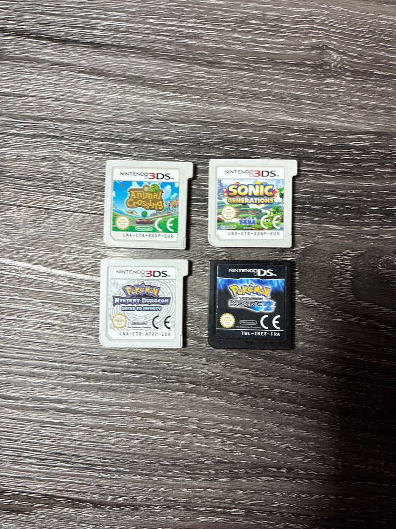 Lote 4 Juegos Nintendo 3DS y DS