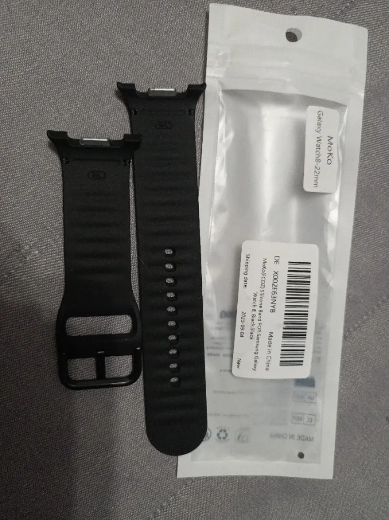 Pulsera Moko Galaxy Watch 8 Negra 22mm
