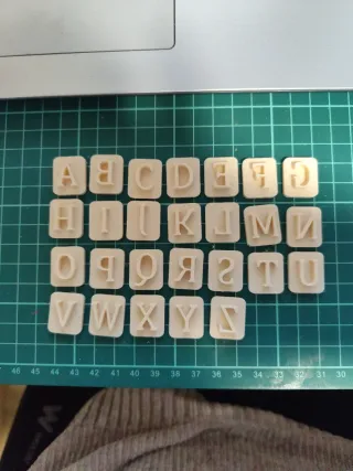 Sellos Letras Abecedario