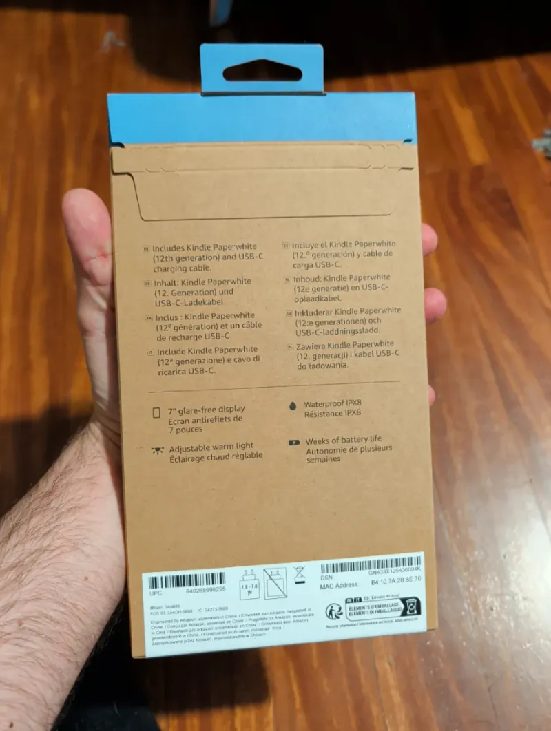 Kindle Paperwhite 16GB Negro Nuevo afbeelding 2