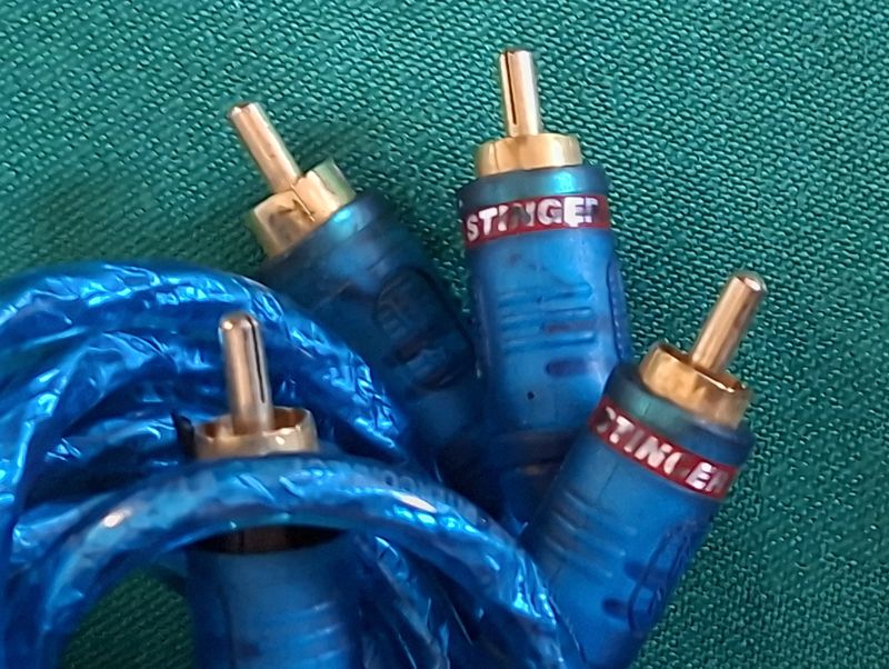 Cabos de audio RCA, marca Stinger, 5.20m afbeelding 3