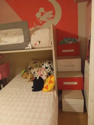 Estructura Cama Infantil con Cajones