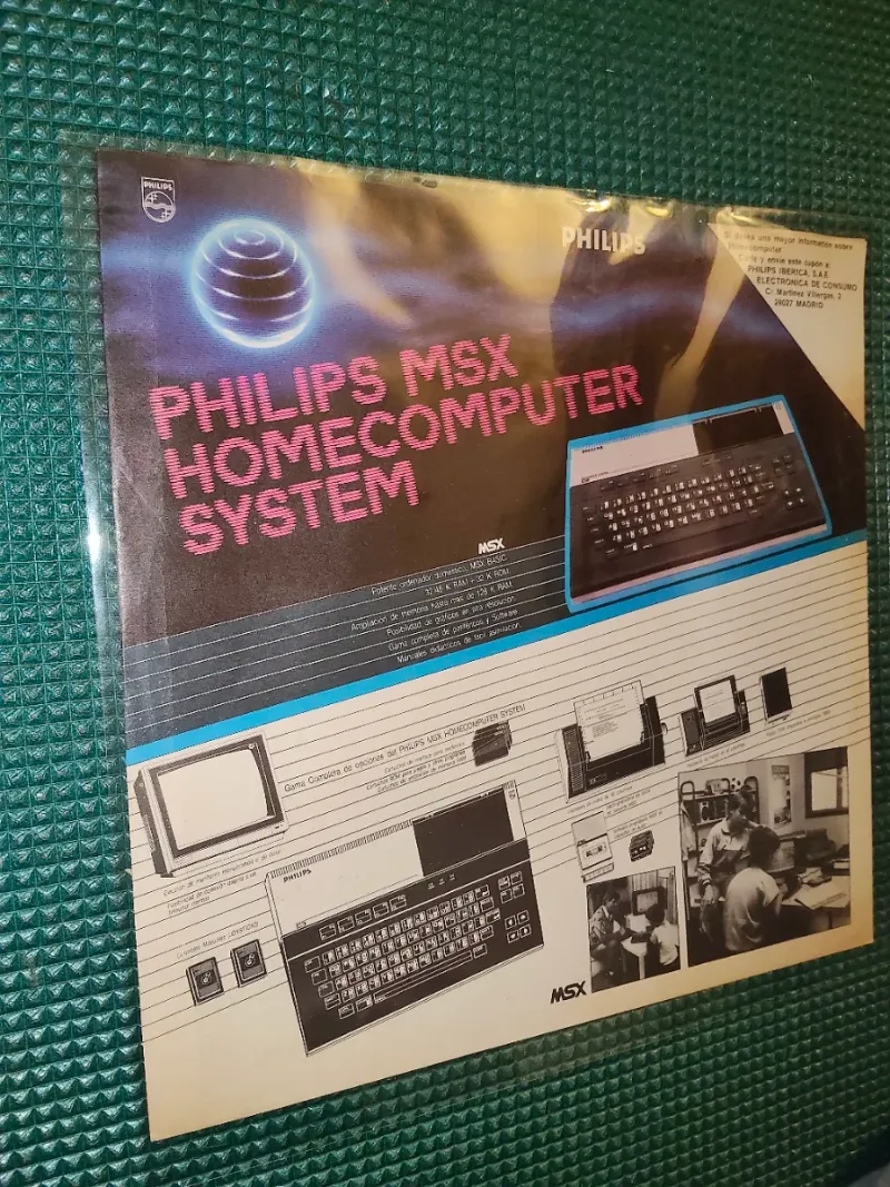 Philips MSX Homecomputer System propaganda,anuncio afbeelding 2