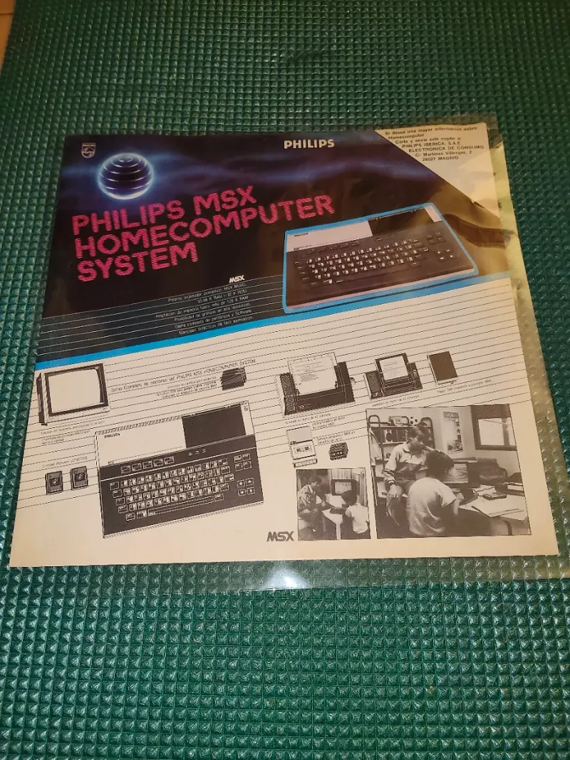 Philips MSX Homecomputer System propaganda,anuncio afbeelding 3