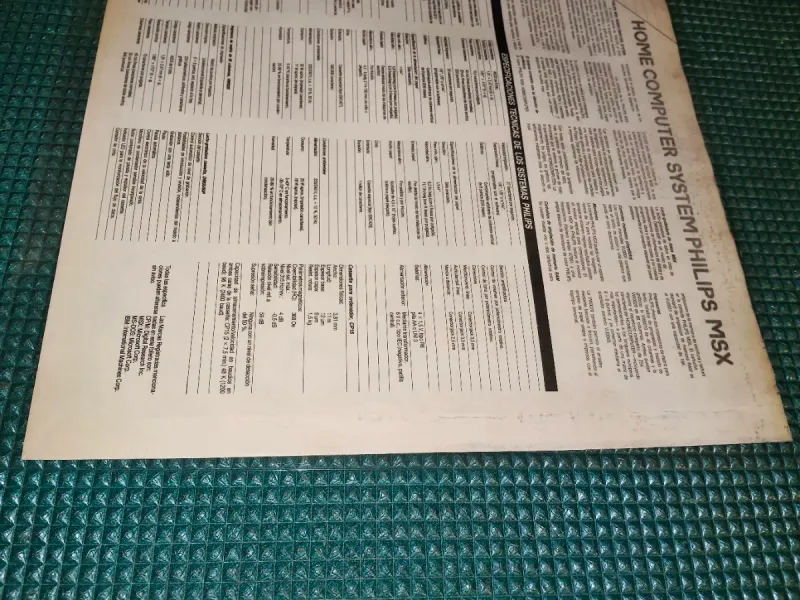 Philips MSX Homecomputer System propaganda,anuncio afbeelding 5