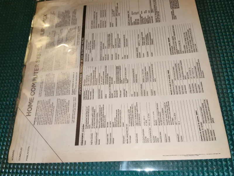 Philips MSX Homecomputer System propaganda,anuncio afbeelding 6