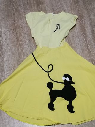 Vestido Pin Up Caniche Vintage Rockabilly