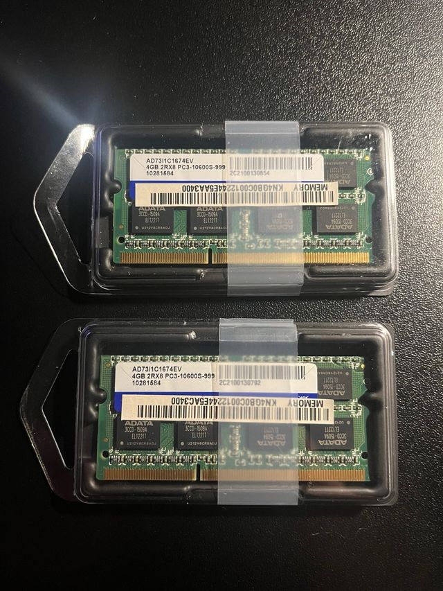 2x 4GB DDR3 ADATA Memoria RAM