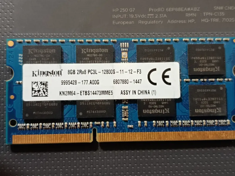 Kingston RAM 8GB DDR3