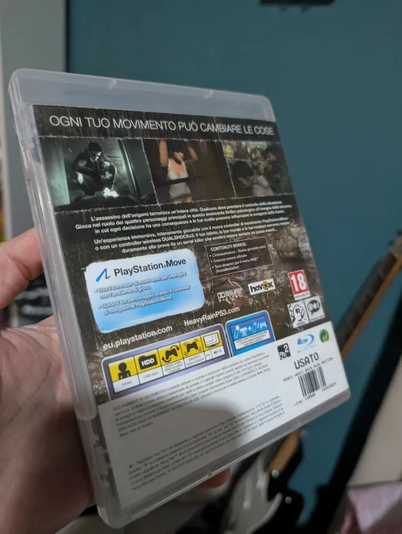 Edición Move de Heavy Rain para PS3 en italiano afbeelding 4