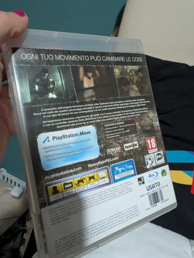 Edición Move de Heavy Rain para PS3 en italiano afbeelding 10