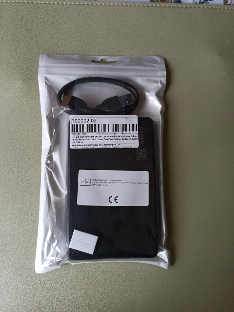 Carcasa de disco duro externo, USB 3.0 afbeelding 2
