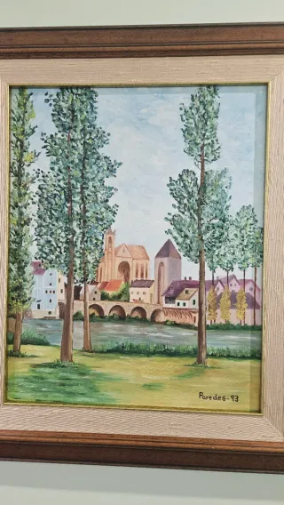 Cuadro Óleo Original Paredes-93