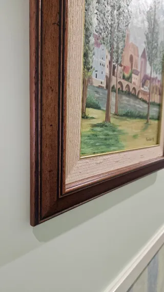 Cuadro Óleo Original Paredes-93