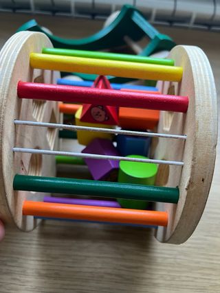 Tortuga de madera para arrastrar