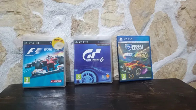 Pack Juegos PS3/PS4: F1 2012, GT6, Rocket League