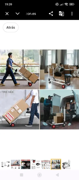 Carro Plegable 2 en 1 VEVOR