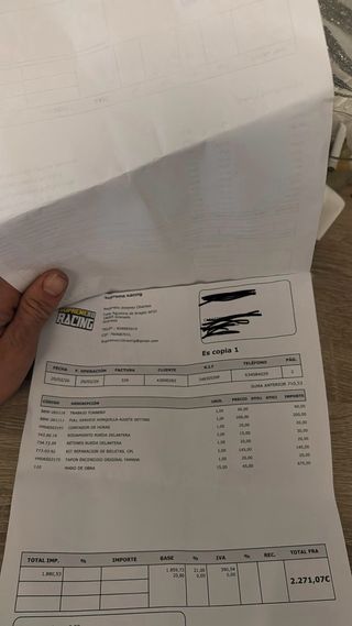 Yamaha YZF 450 2021 - cambio por 300 2t