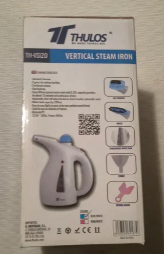 Plancha Vapor Vertical THULOS TH-VS120