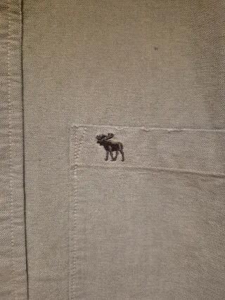 Camisa Abercrombie & Fitch Azul Talla L