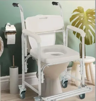 Silla de ruedas para ducha y WC