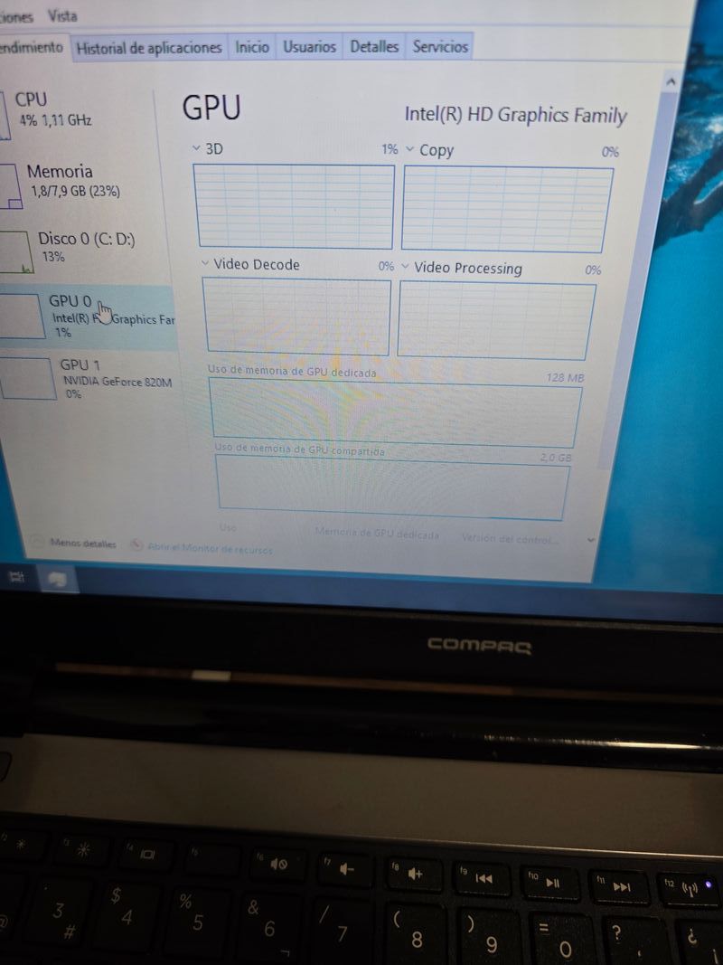 Ordenador portátil Compaq hp INTEL Core 3 , 8RAM afbeelding 5