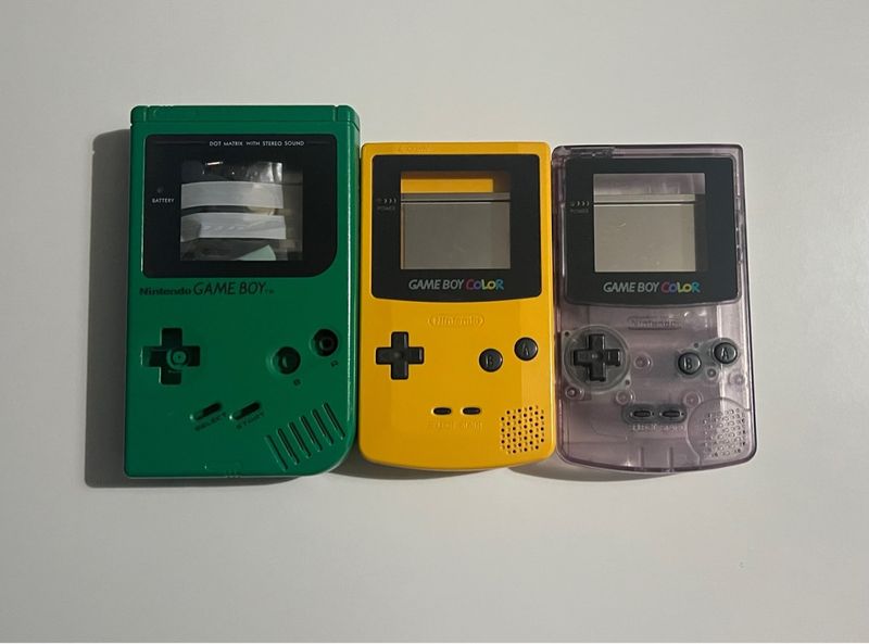 3 Carcasas Gameboy y Gameboy Color