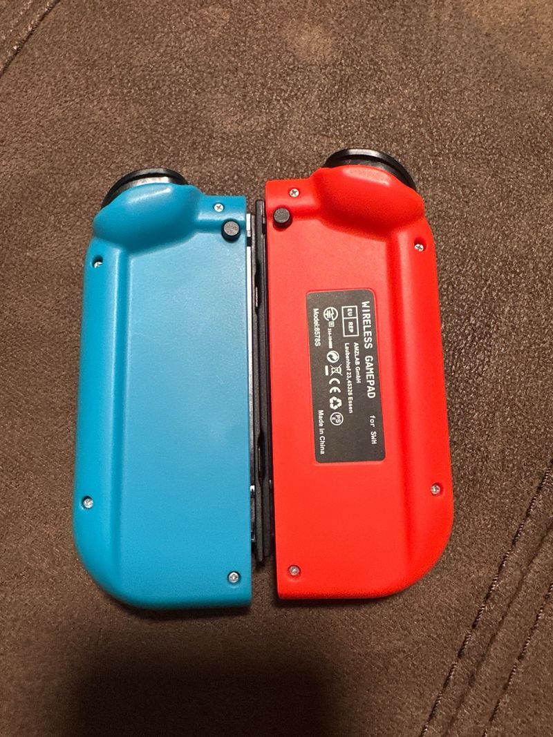 Mandos Switch Amzlab Rojo y Azul afbeelding 2