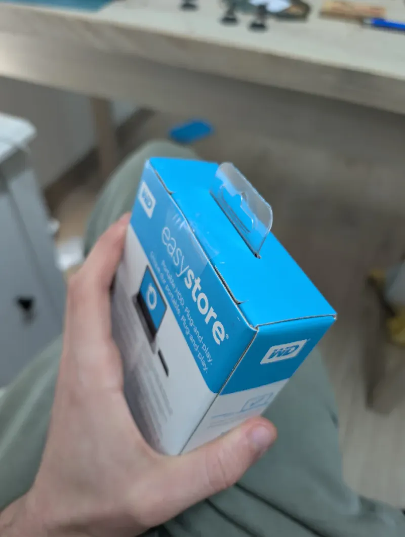 Disco Duro Externo WD Easystore 2TB sin abrir. afbeelding 2