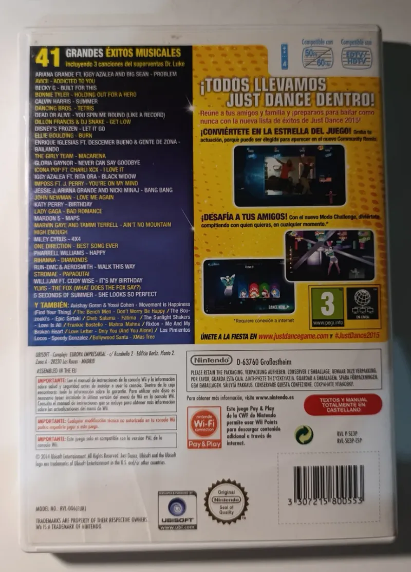 Just Dance 2015 Wii afbeelding 4