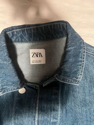 Chaqueta vaquera Zara azul