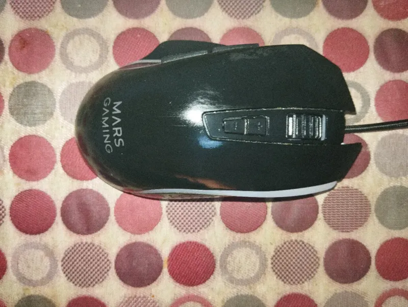Ratón Gaming Mars Gaming Negro