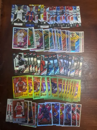 Cromos de fútbol variados